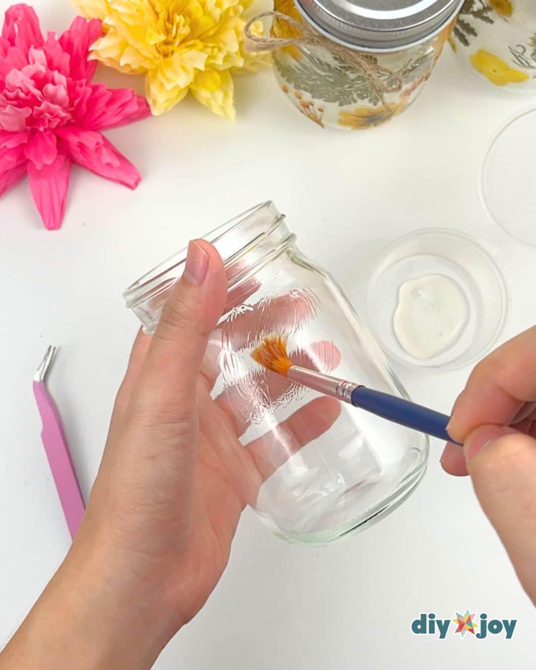 Mason Jar Fairy Lights Pressed Flowers — designing your jar
