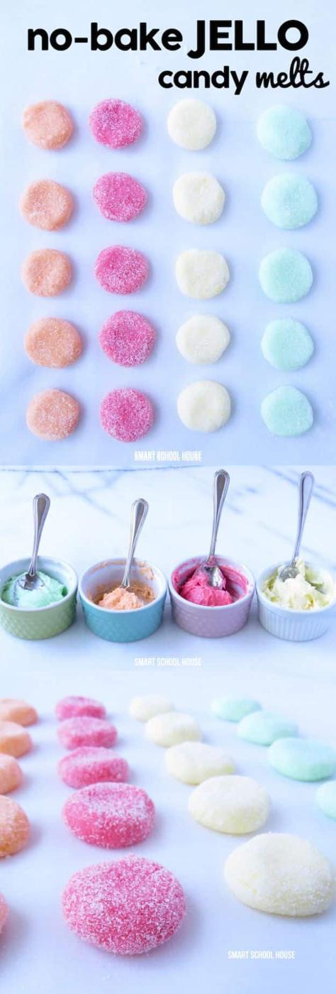 Best Recipes To Teach Your Kids To Cook - Jello Candy Melts - Easy Ideas To Show Children How to Prepare Food - Kid Friendly Recipes That Boys and Girls Can Make Themselves - No Ba