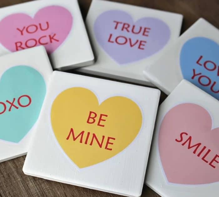 5-Minute Dollar Tree DIYs for Valentine's Day Coasters