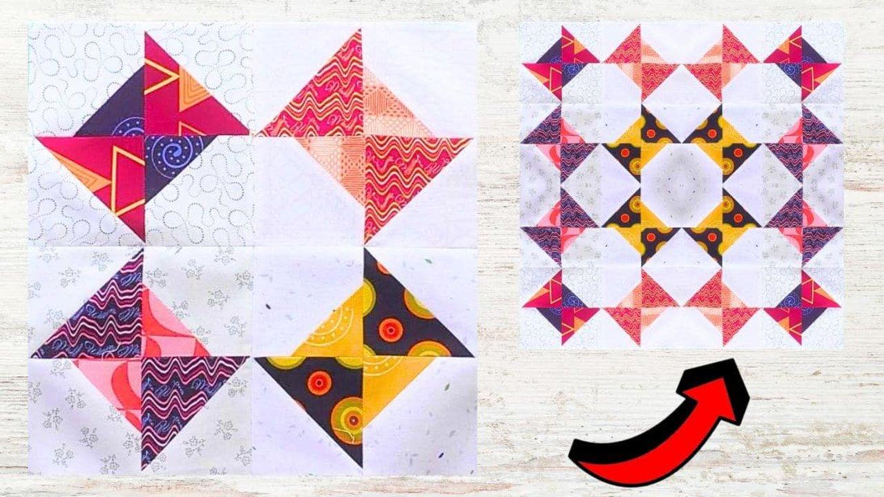 Easy Spools Quilt Block Tutorial