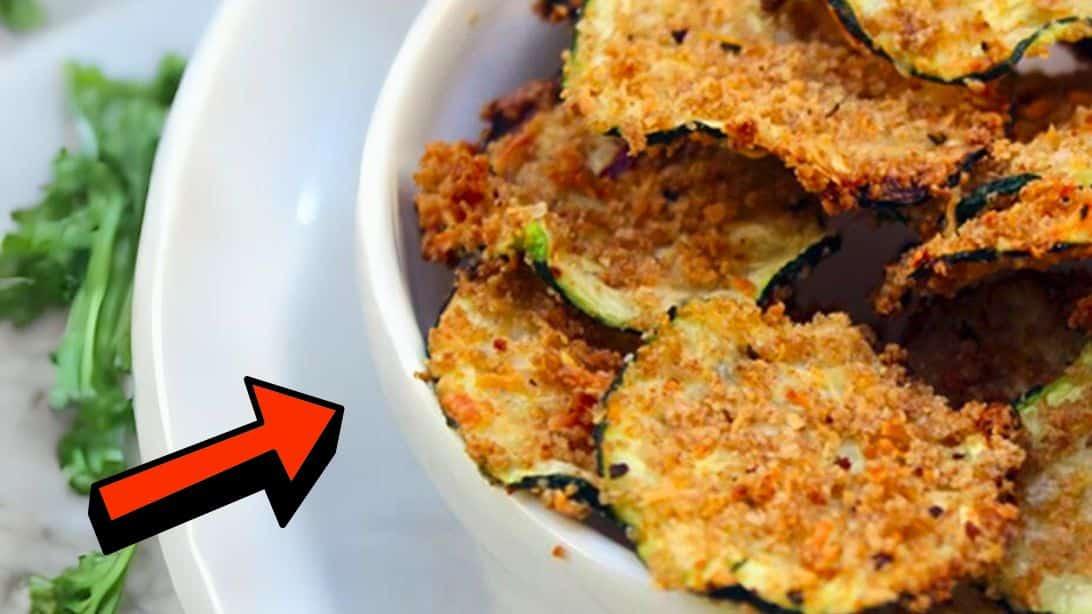 Oven Baked Zucchini Chips
