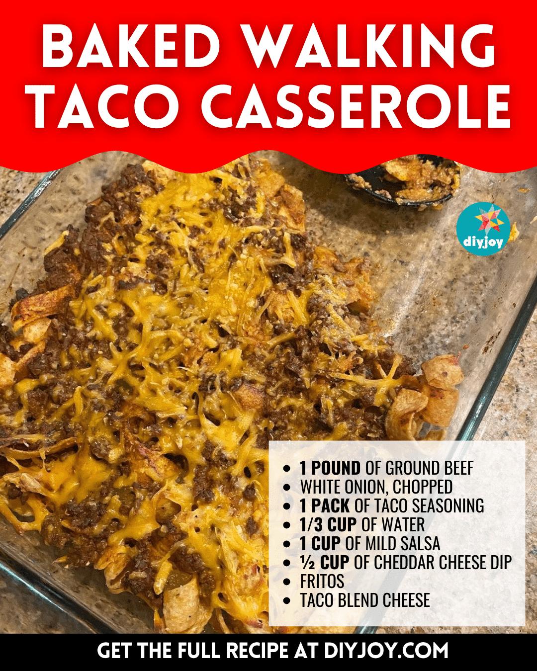 Easy Baked Walking Taco Casserole Recipe