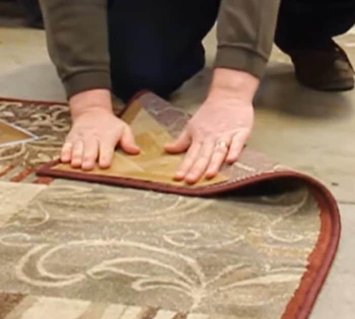 How to Flatten Curled Rug Corners