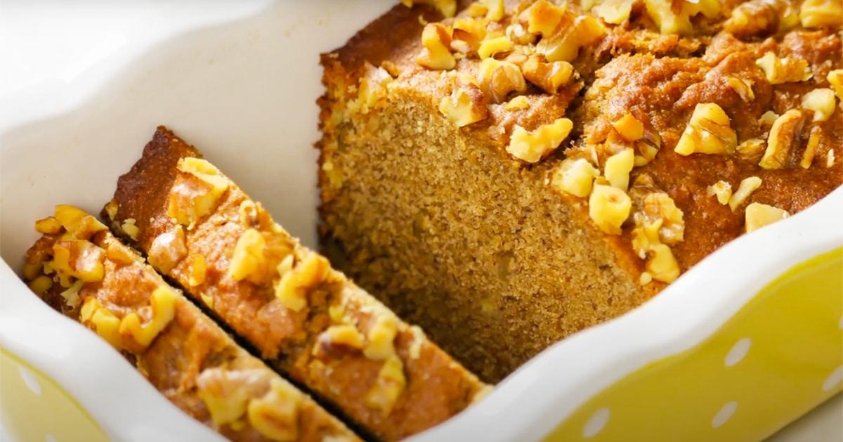 Eggless Whole Wheat Banana Bread Recipe