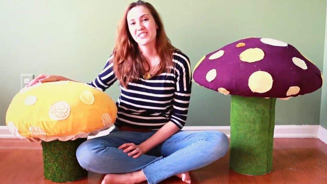 Easy DIY Mushroom Stools Tutorial