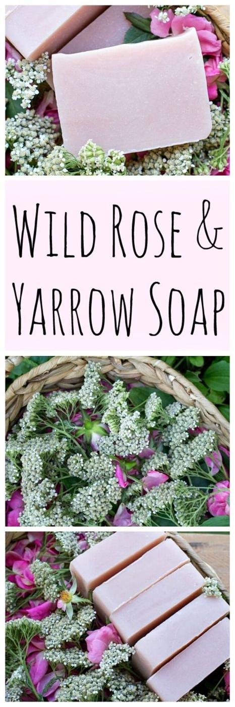 Wild Rose And Yarrow Soap, simple enough for a first try at the craft and warmth that a plain corner was missing