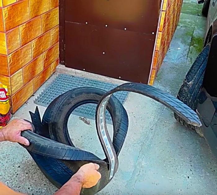 Upcycled Tire Crafts for Garden - DIY Planter Swan