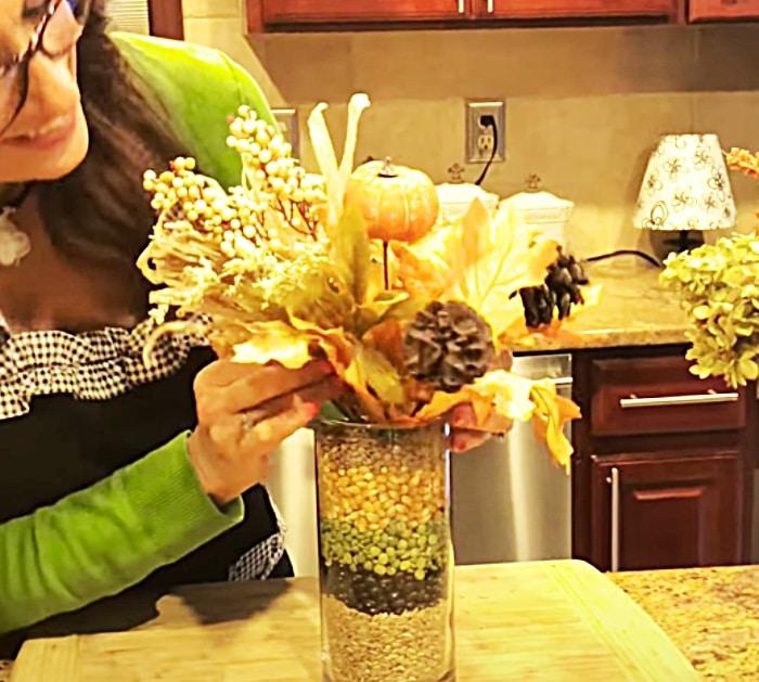 Fall Arrangement Ideas - Easy Fall Decor - Dollar Tree Fall Ideas