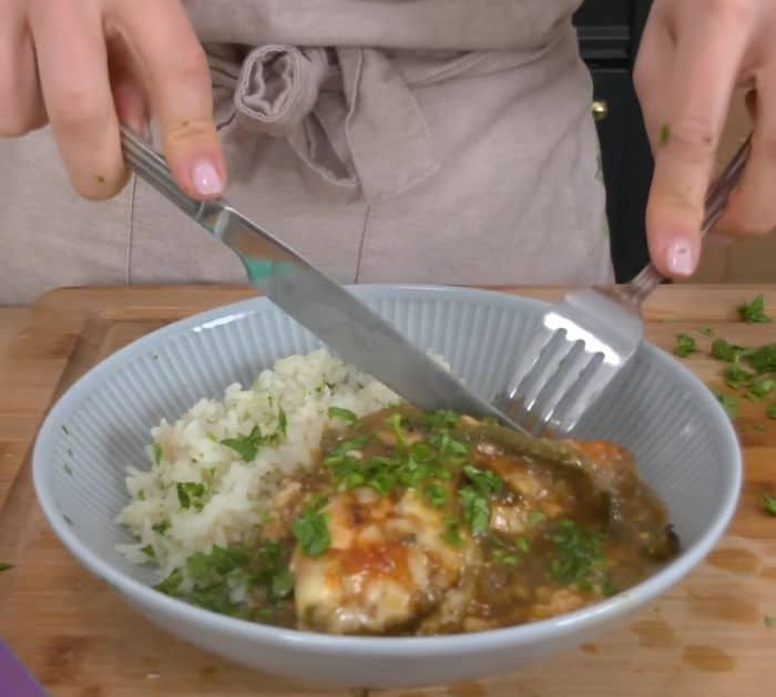 How To Make Skillet Salsa Chicken with Cilantro Lime Rice