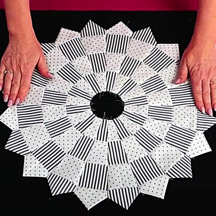 Quilt As You Go Dresden Pattern - Easy Dresden Quilt - How To Make A Dresden Quilt Block