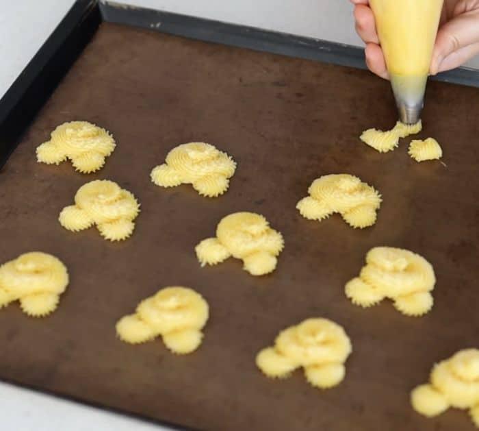 Teddy Bear Butter Cookie Recipe Instructions