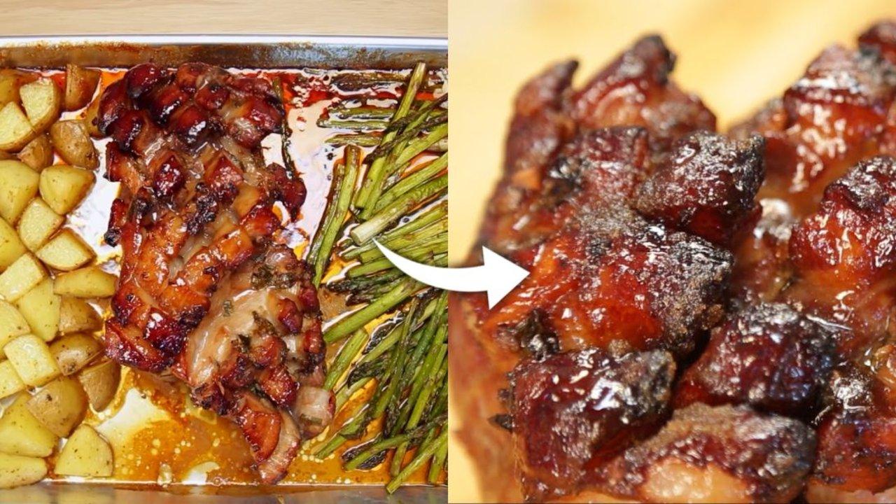 Slow Roasted Honey Glazed Pork