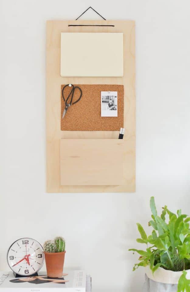Organizing Ideas for Your Life - DIY Hanging Organiser - Easy Crafts and Cool Ideas for Getting Organized - Best Ways to Get Organized - Things to Make for Being More Efficient and