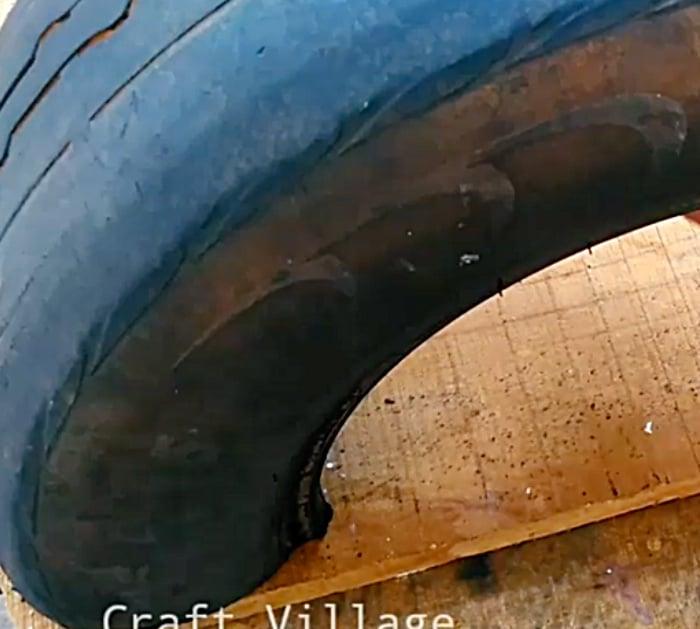 Make a DIY Toy Rocking Horse out of an old recycled upcycled tire