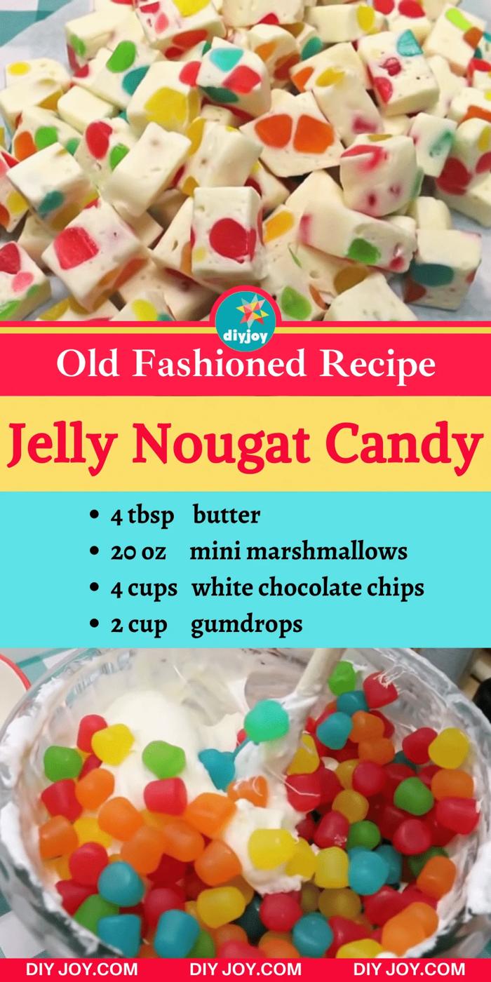 Old Fashioned Jelly Nougat Candy Recipe