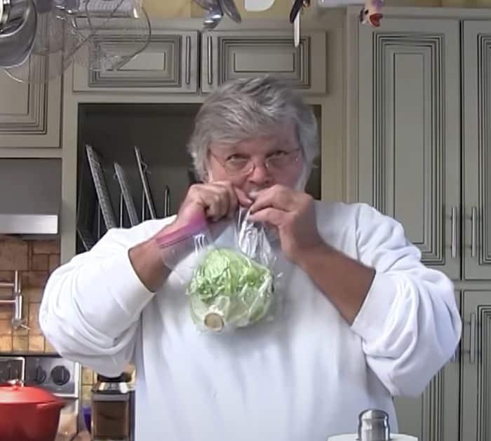 How do I keep my bagged lettuce from getting slimy