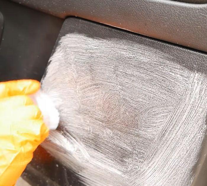 Car trim cleaning hack