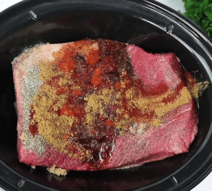Ingredients for Crockpot Brisket