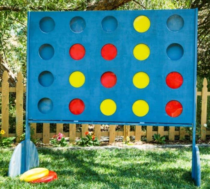 Easy DIY Backyard Connect Four Tutorial
