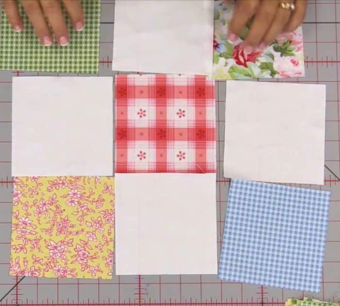 Easy Nine Patch Swap Quilt Materials