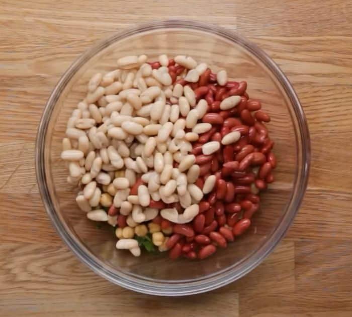 Easy Three Bean Salad Ingredients
