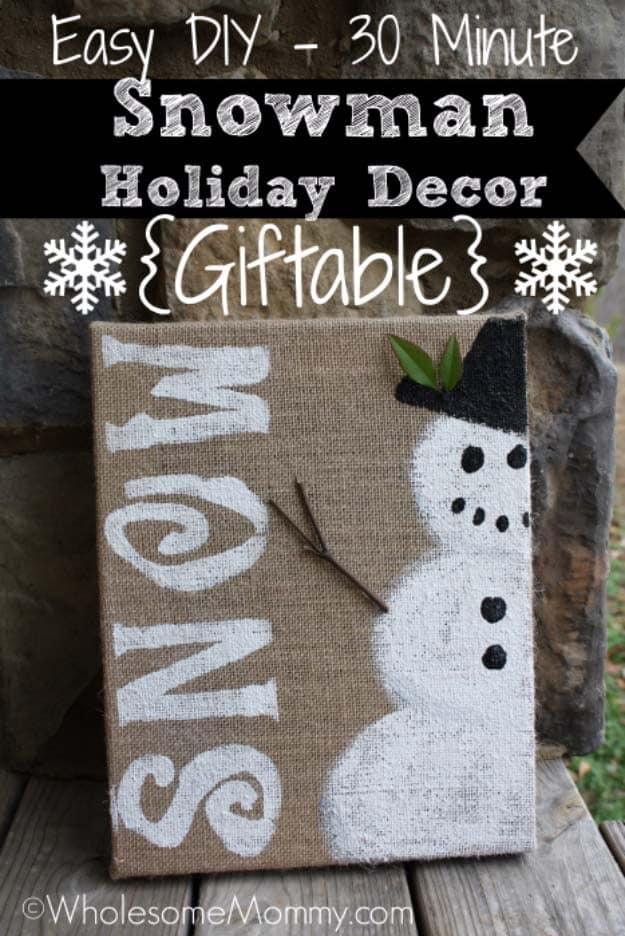 Awesome DIY Christmas Home Decorations and Homemade Holiday Decor Ideas - Quick and Easy Decorating ideas, cool ornaments, home decor crafts and fun Christmas stuff | Crafts and DI