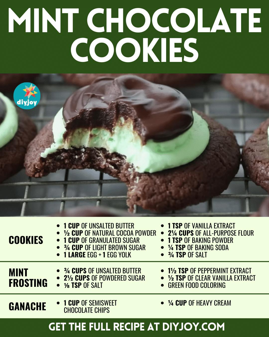 Easy No-Fail Mint Chocolate Cookies Recipe