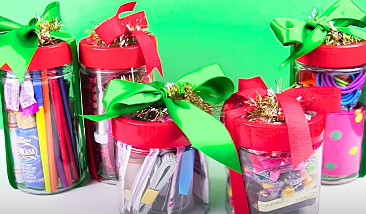 Last-Minute Dollar Store $5 Gift Jar Idea
