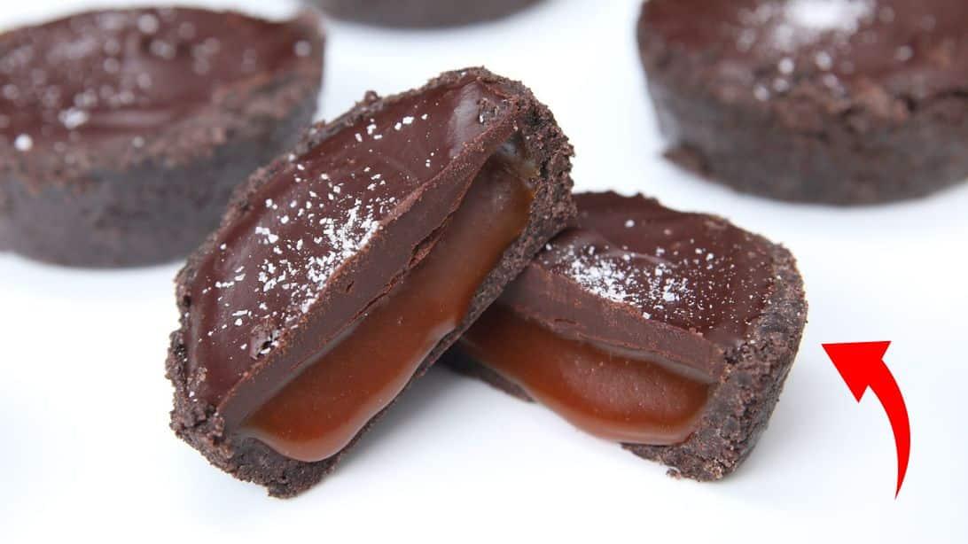 6-Ingredient No-Bake Caramel Tarts