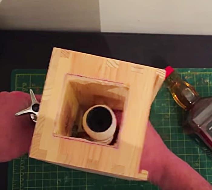 Learn To Make A Cheap Easy DIY Jack Daniels Whiskey Dispenser