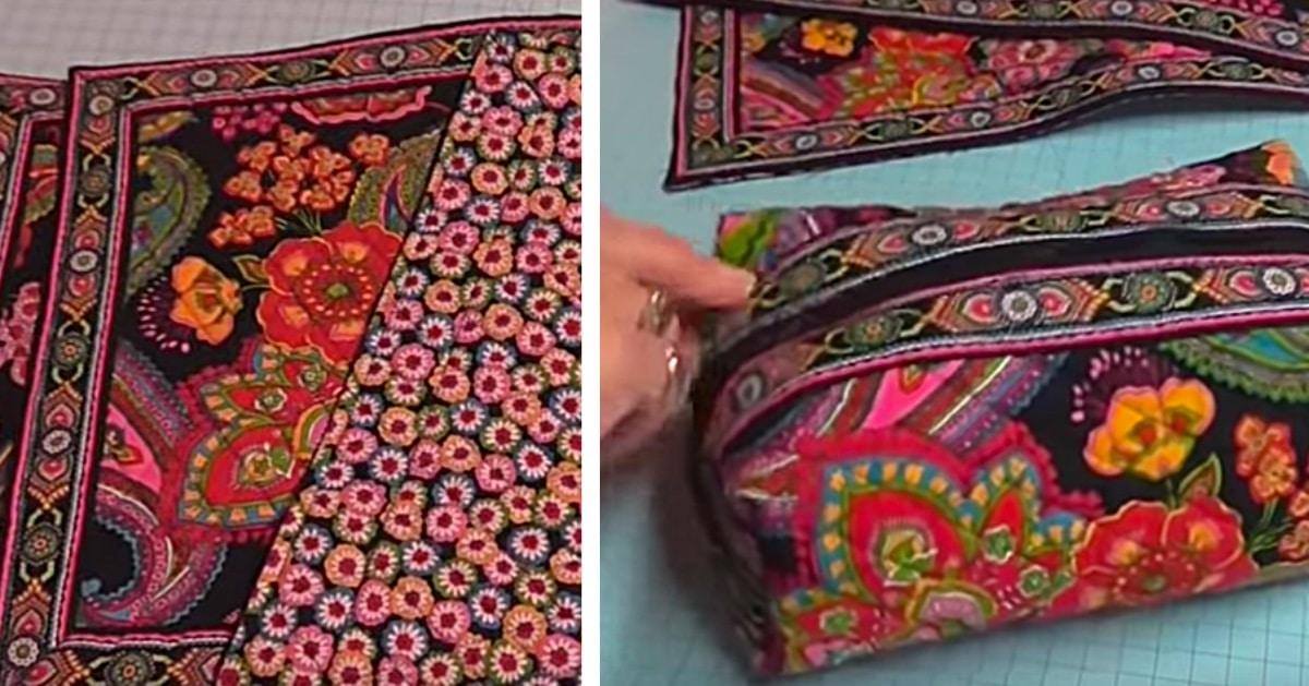 DIY Placemat Zipper Pouch