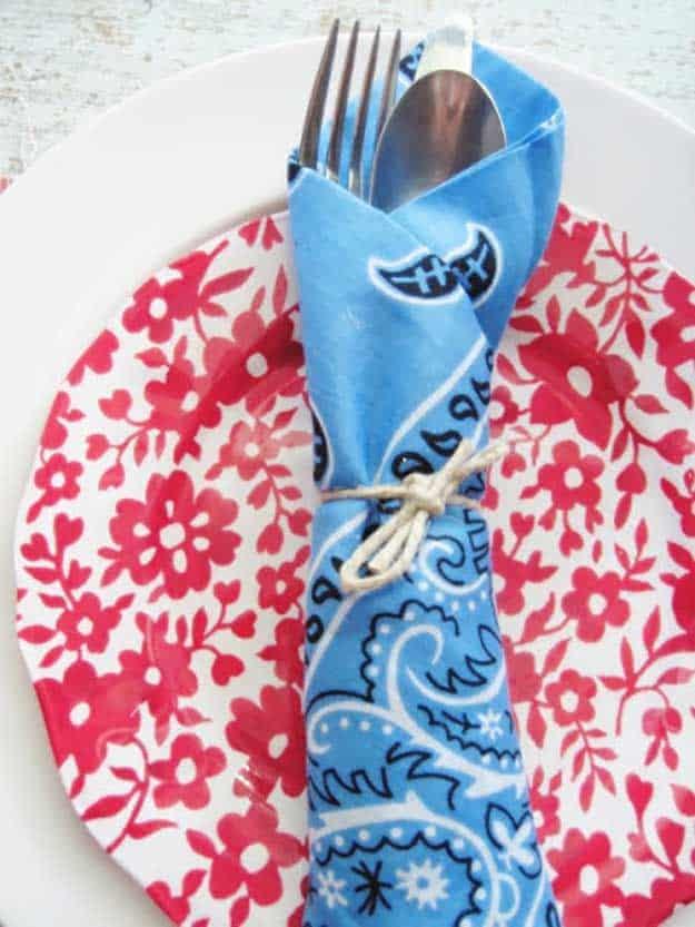 Labor Day Party DIY Decor Ideas - Easy Patriotic Decor - DIY Projects & Crafts by Sueeye at