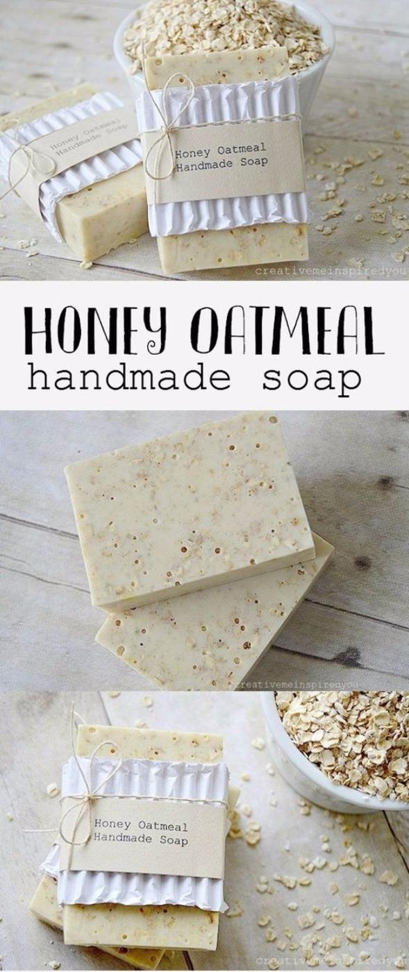 Honey Oatmeal Handmade Soap, simple to whip up before a slow evening at home and a routine worth repeating every single week