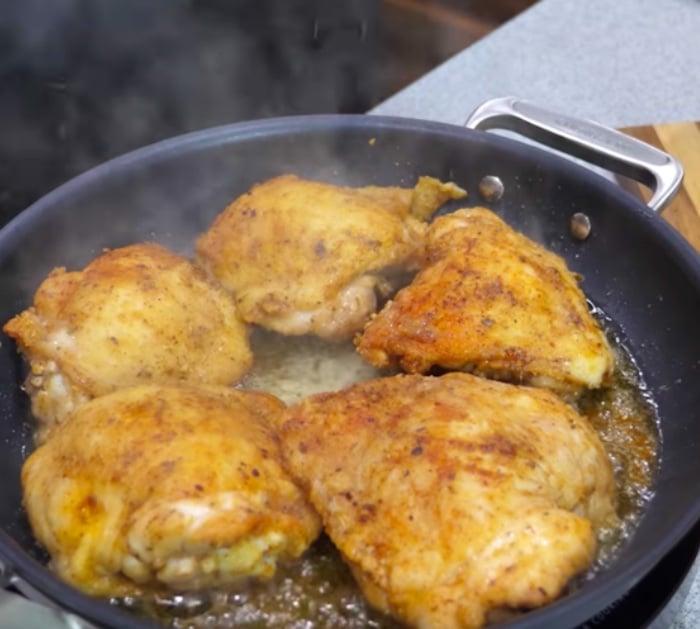 Try Grillin and Smokin Wit AB smothered chicken