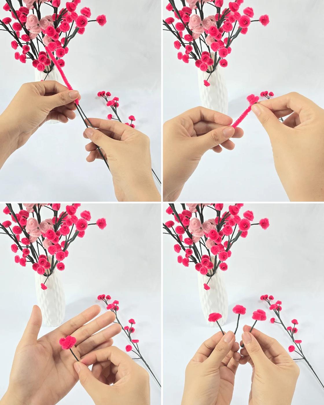 Pipe Cleaner Flowers — cute pipe cleaner flower bouquet in minutes