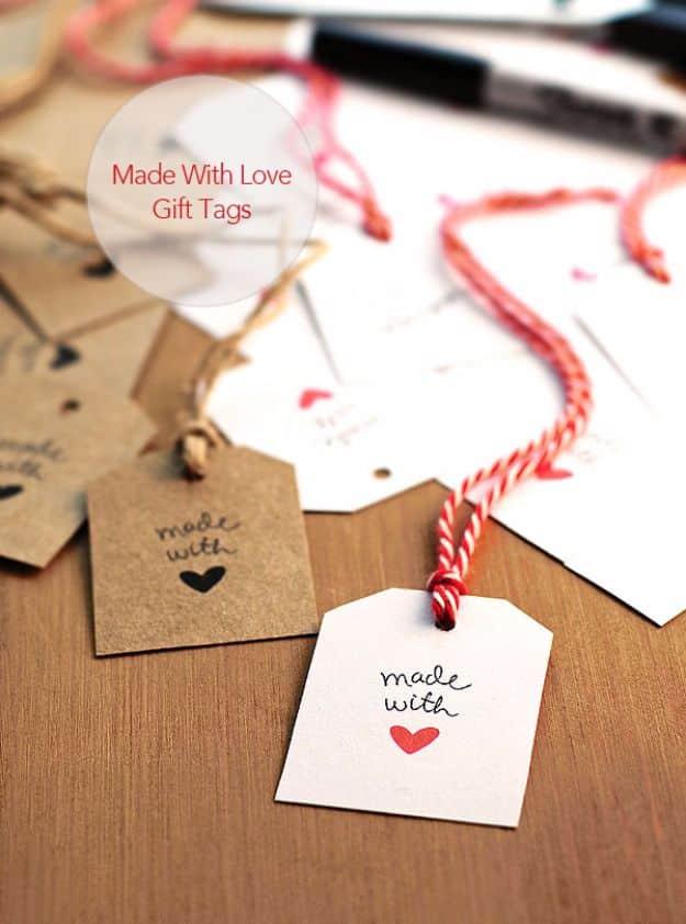 Made With Love Gift Tags, brief on steps, keeping it fun instead of stressful and a pick that outshines anything off a shelf