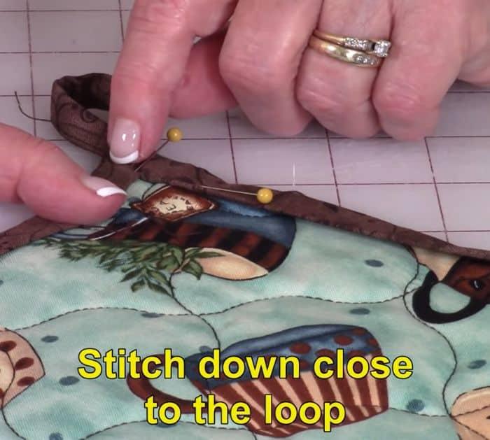 No-Binding Hanging Pot Holder Tutorial