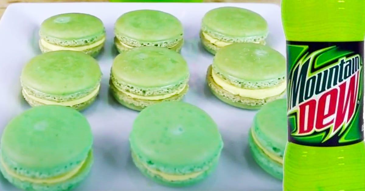How To Make Mountain Dew Macarons