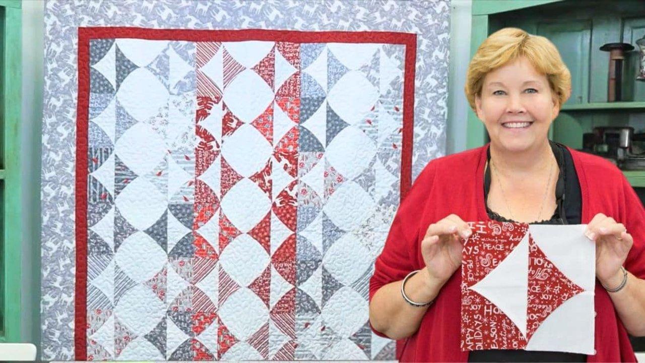 Flying Geese Diamonds Quilt With Jenny Doan