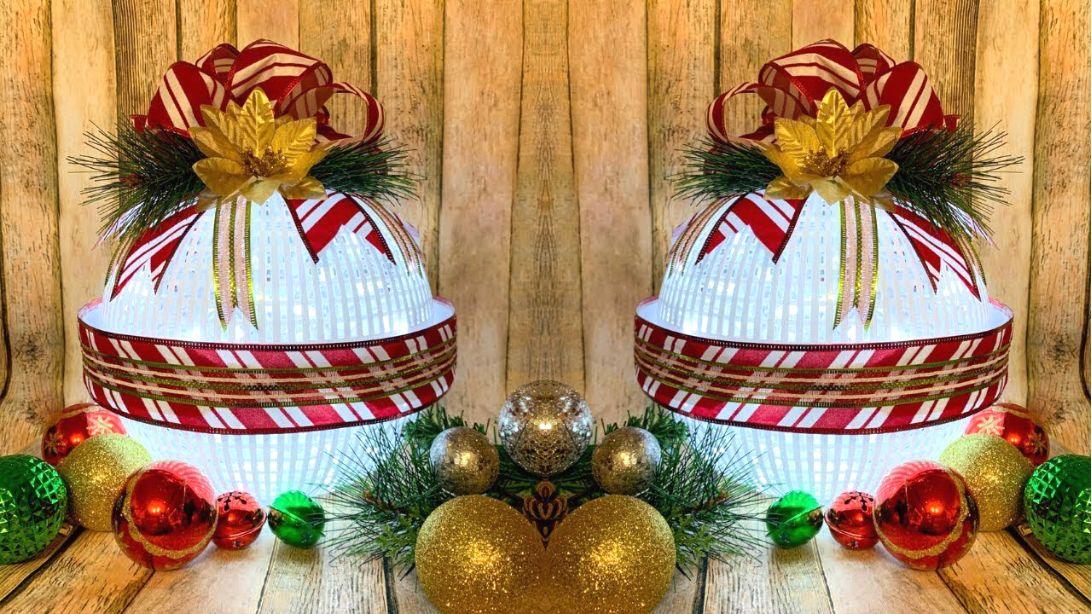 Dollar Tree Strainer Christmas Decoration