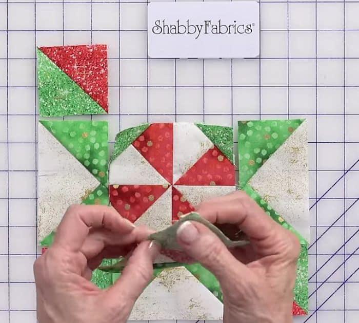 Easy Christmas Quilt Block Tutorial