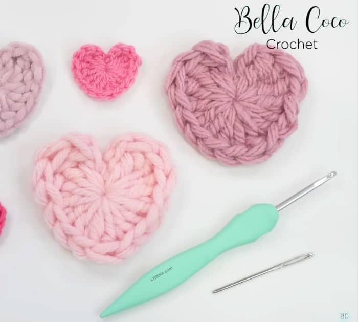 How to Do a Mini Heart Crochet