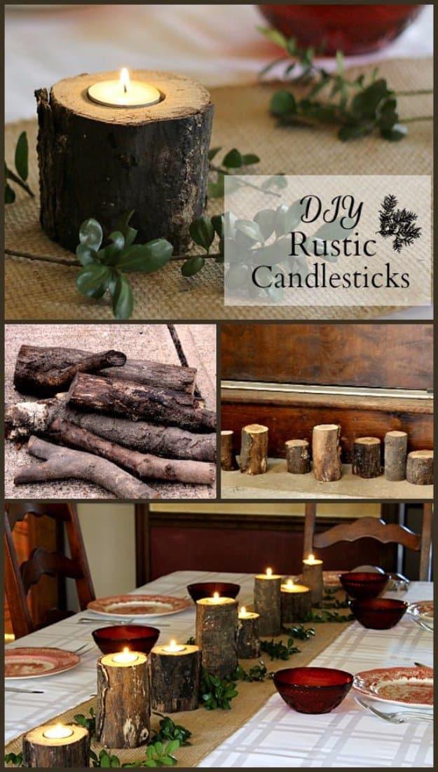 DIY Rustic Candlesticks, a project worth trying if you love a good DIY and a fresh take on a classic idea