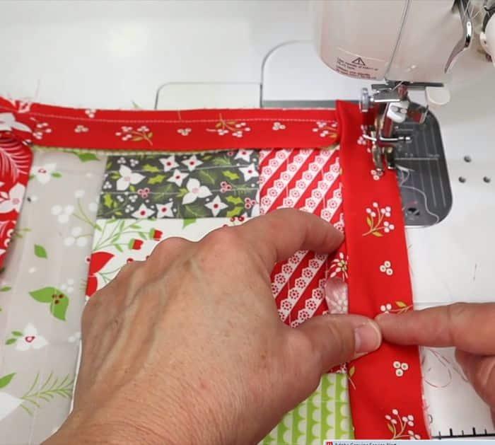 Easy Quilt As You Go Pot Holder project