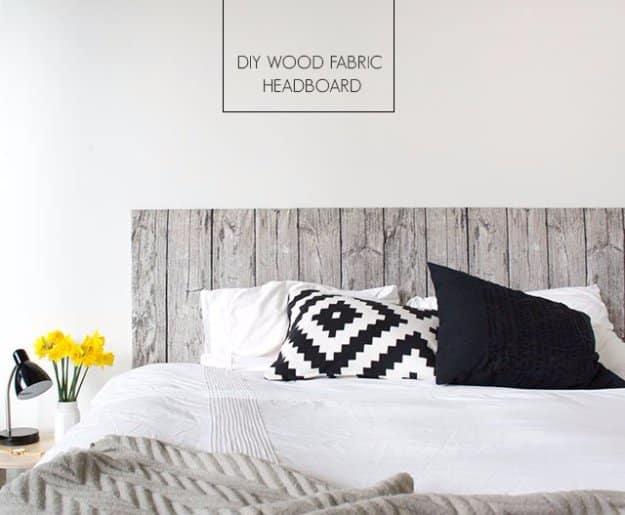 IKEA Wood Fabric Headboard, simple enough for even a first attempt to work and the trick that finally makes the task painless