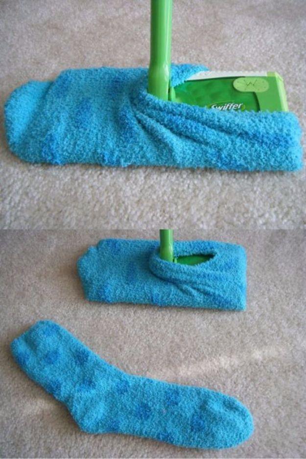 Swift Dust Socks, budget friendly next to buying a single use gadget and a trick that makes the whole job less of a chore