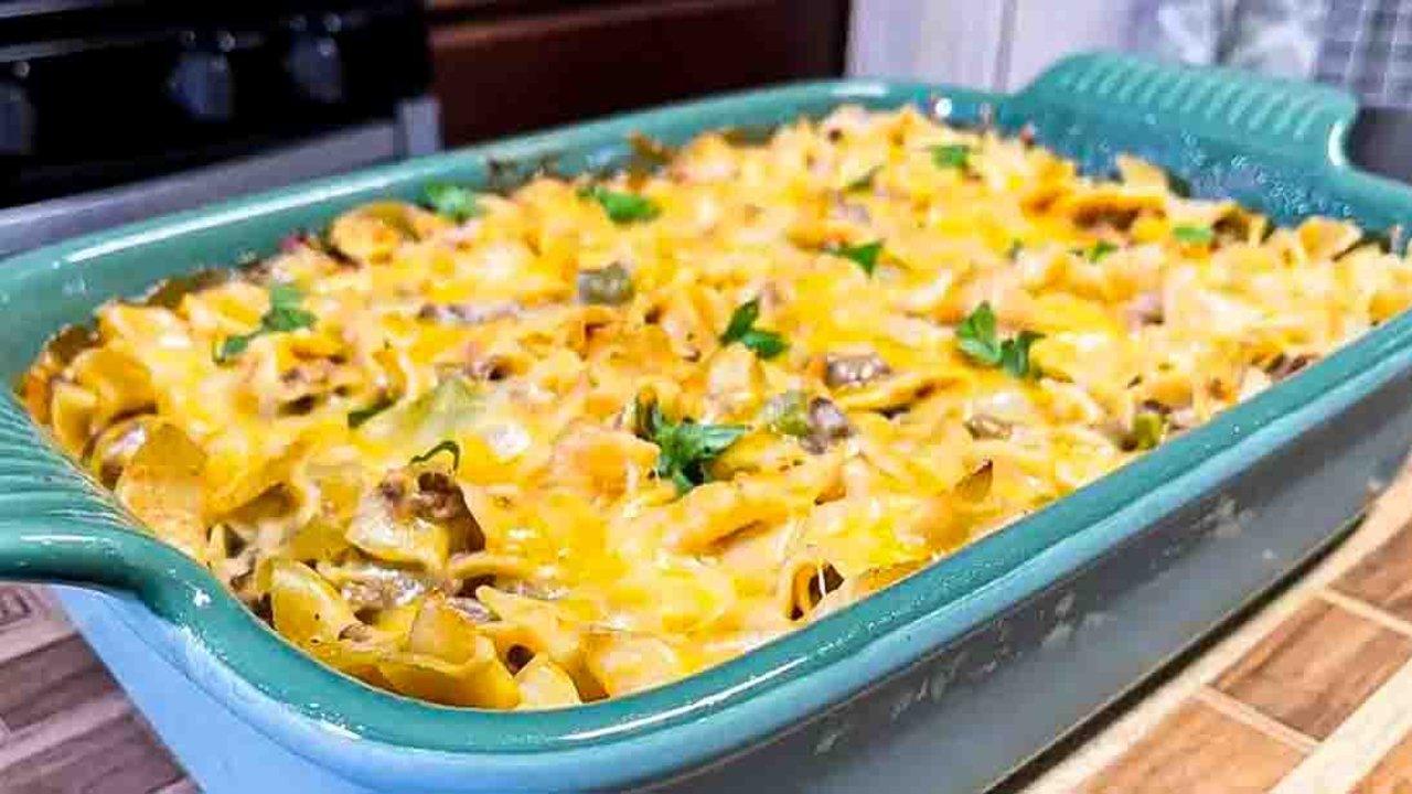 Country Ground Beef and Tomato Casserole