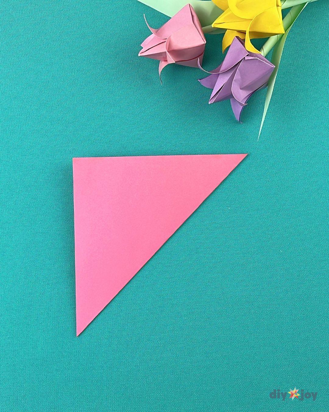 Paper Tulips — how to do paper flowers