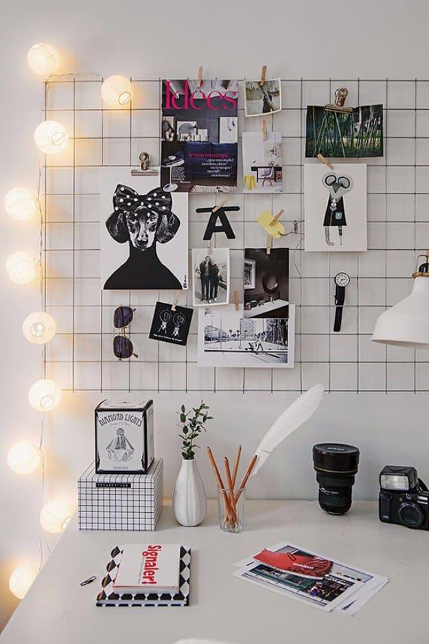 DIY Iron Mesh Mood Board, simple enough for a first weekend project and a look that gets noticed the moment guests walk in