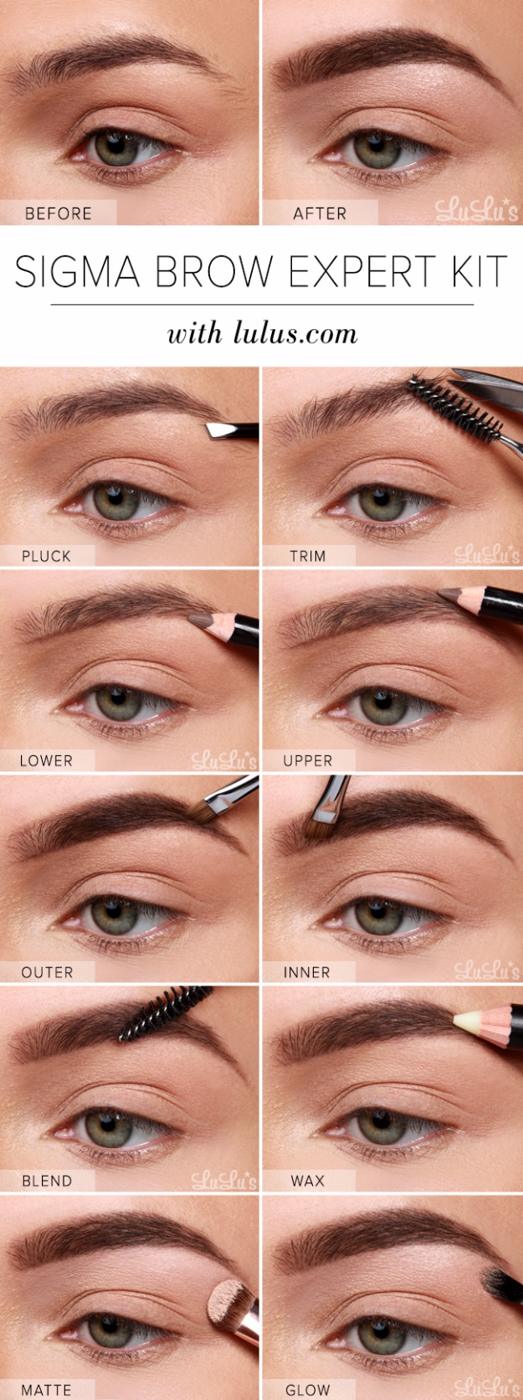 Sigma Brow Expert Kit Eyebrow, tidy enough in mess to skip a cleanup after and a shortcut that skips a trip to the store